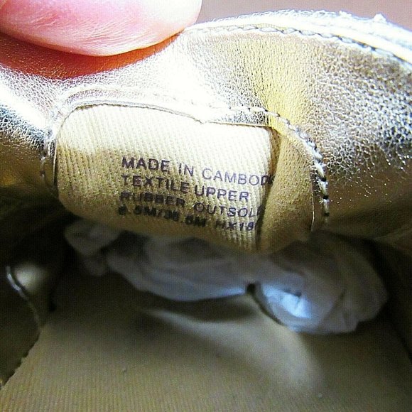 MICHAEL by MICHAEL KORS Gold Mesh Deck/Shoes 6.5 - Picture 9 of 9